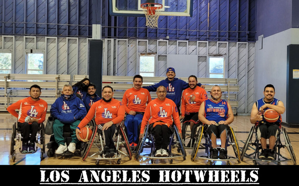Los Angeles Hotwheels wheelchair basketball team