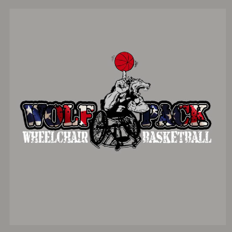 San Diego Wolfpack Wheelchair Basketball Team Logo